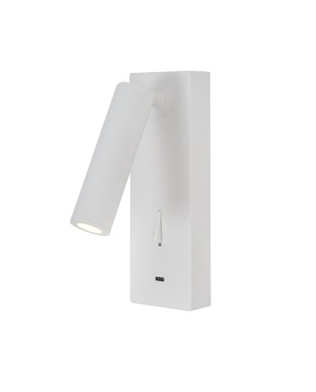 TARIFA III * APLIQUE LECTOR LED 3W 3000K BLANCO TYPE-C CARGADOR